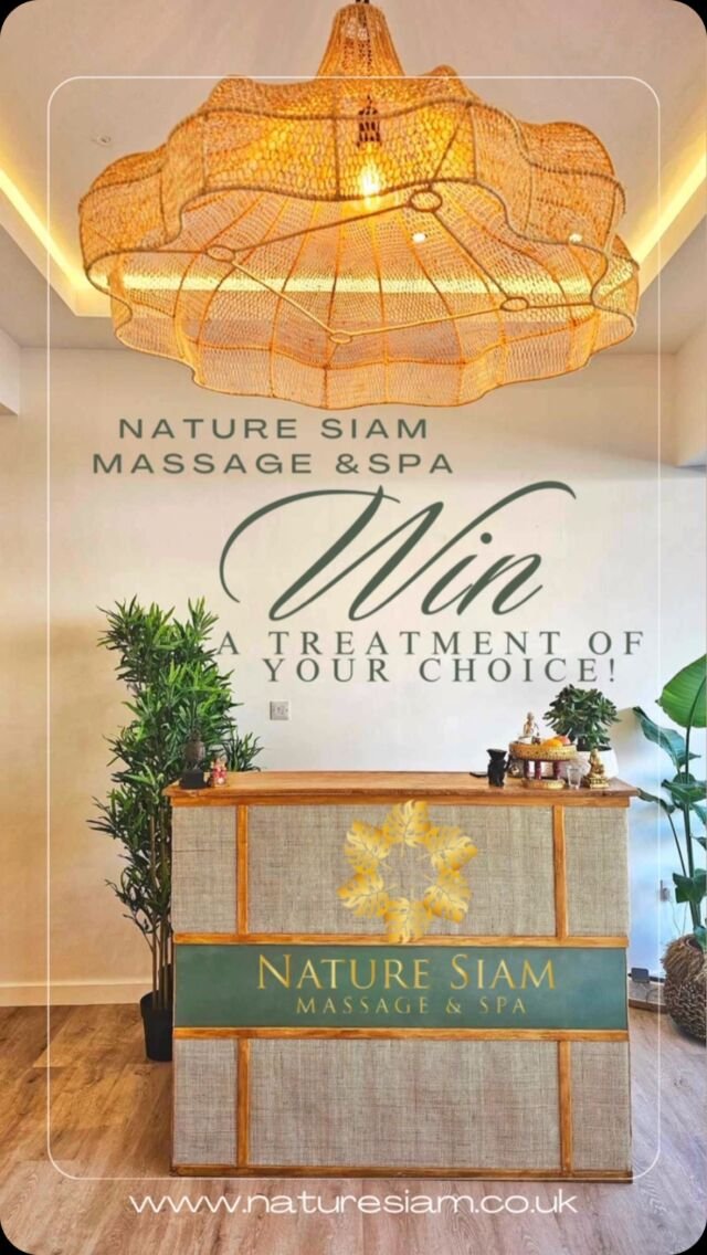 😍Giveaway Time!😍 

You could WIN a FREE TREATMENT of your choice in October! * Now Closed *

All you have to do to enter our self care giveaway is… 

• Follow us @naturesiammassage on Instagram 
• Tag a friend who deserves a Self Care Day! 
• Share to your story for a BONUS entry and be sure to tag us! 

The more friends you tag, the more entries you will receive! 🧖‍♀️💗

Our winner will be announced on Monday 30th September at 8pm BST! 
Enjoy your self care Sunday!! 😍💗📍 

T&C’s: Must be following @naturesiammassage to be entered, must tag atleast one friend in the comments and must tag us in stories for bonus entries 💗🙌

Winner will only be announced and contacted by @naturesiammassage directly. No other affiliated accounts. UK only 

#selfcaresunday #surrey #surreywellness #wellnessspa #spatreatment #surreylife #surreylifestyle 
#thaimassage #massagesurrey #surreymassage